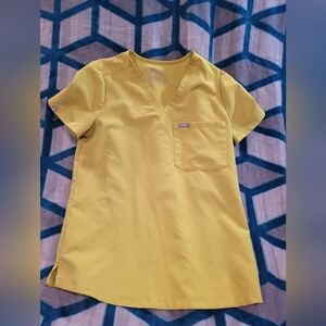 Figs Catarina Scrub Top XS Limeade